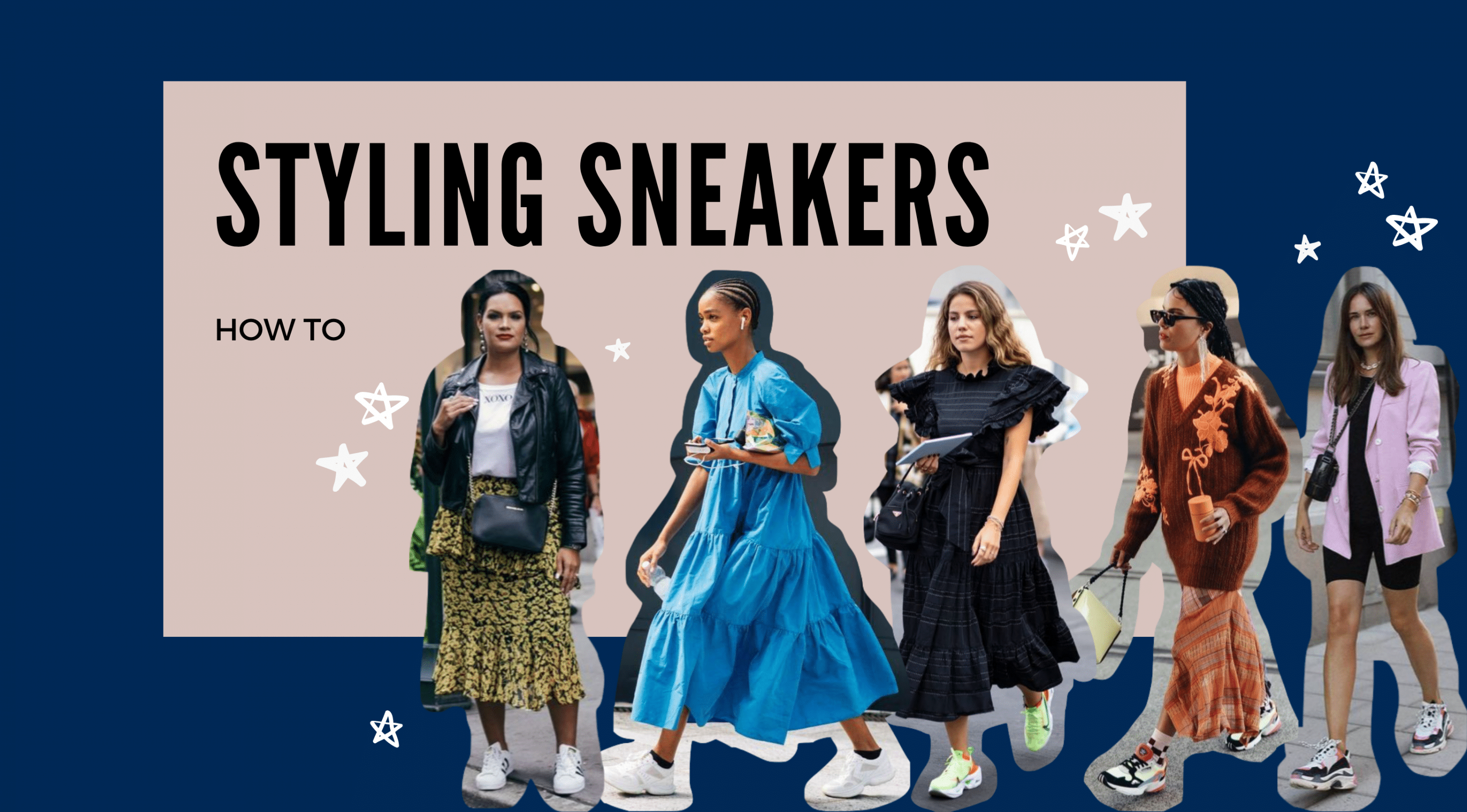 9 Ways to Wear Sneakers With Dresses